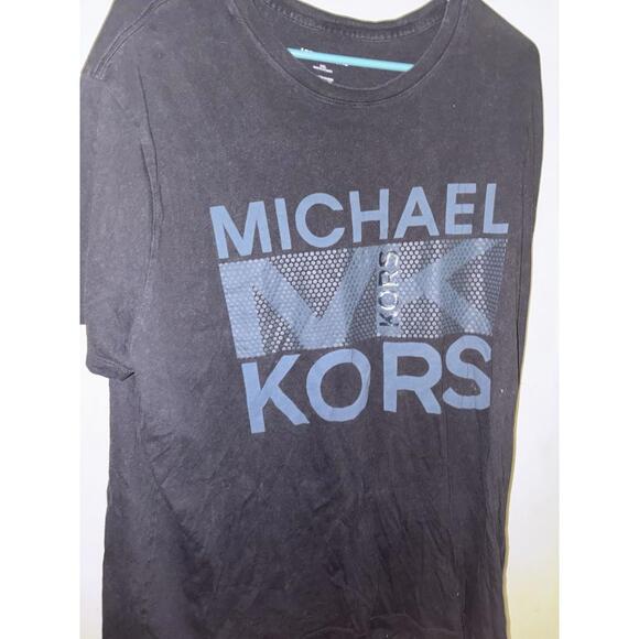 Michael Kors Black & Blue T Shirt Mens Size 2XL - Picture 1 of 3